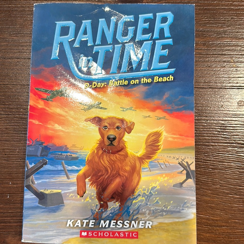 📚4/$5📚Ranger In Time D Day: Battle on the Beach paperback book by Kate Messner